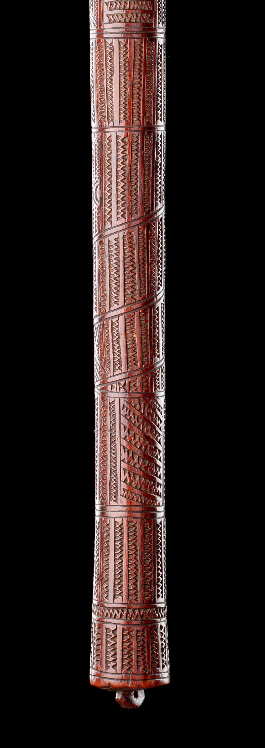 An Unusual Polynesian Fighting Club of Tapered ‘Pole’ Form For Sale 7