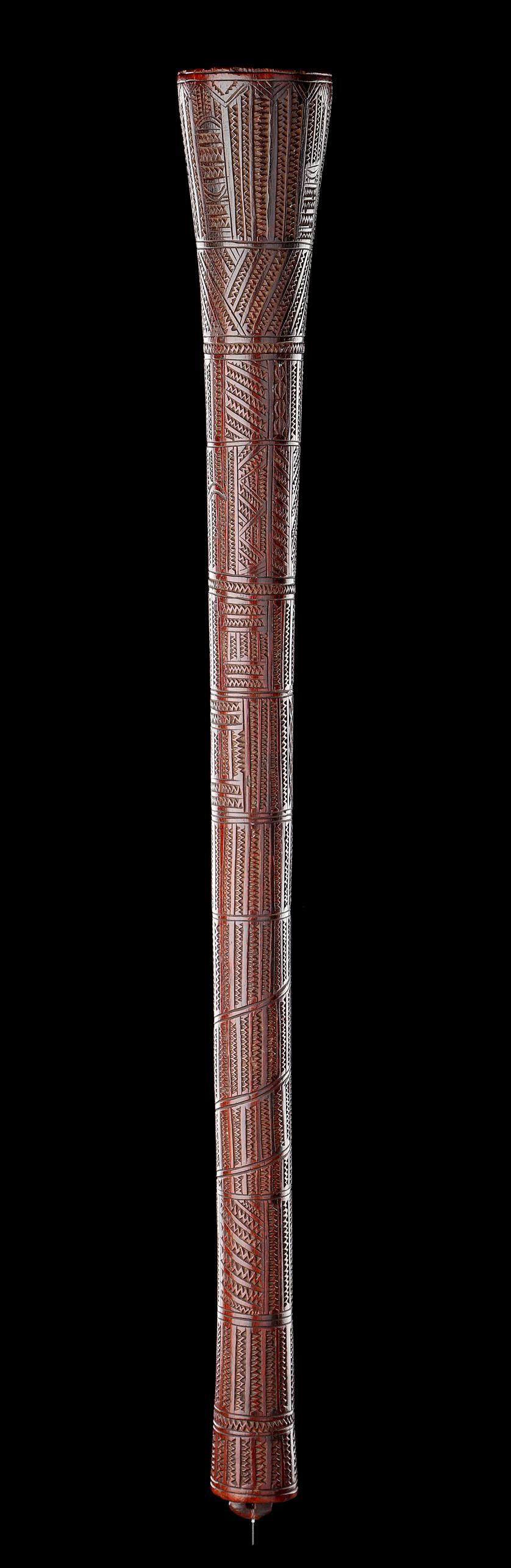 Hand-Carved An Unusual Polynesian Fighting Club of Tapered ‘Pole’ Form For Sale