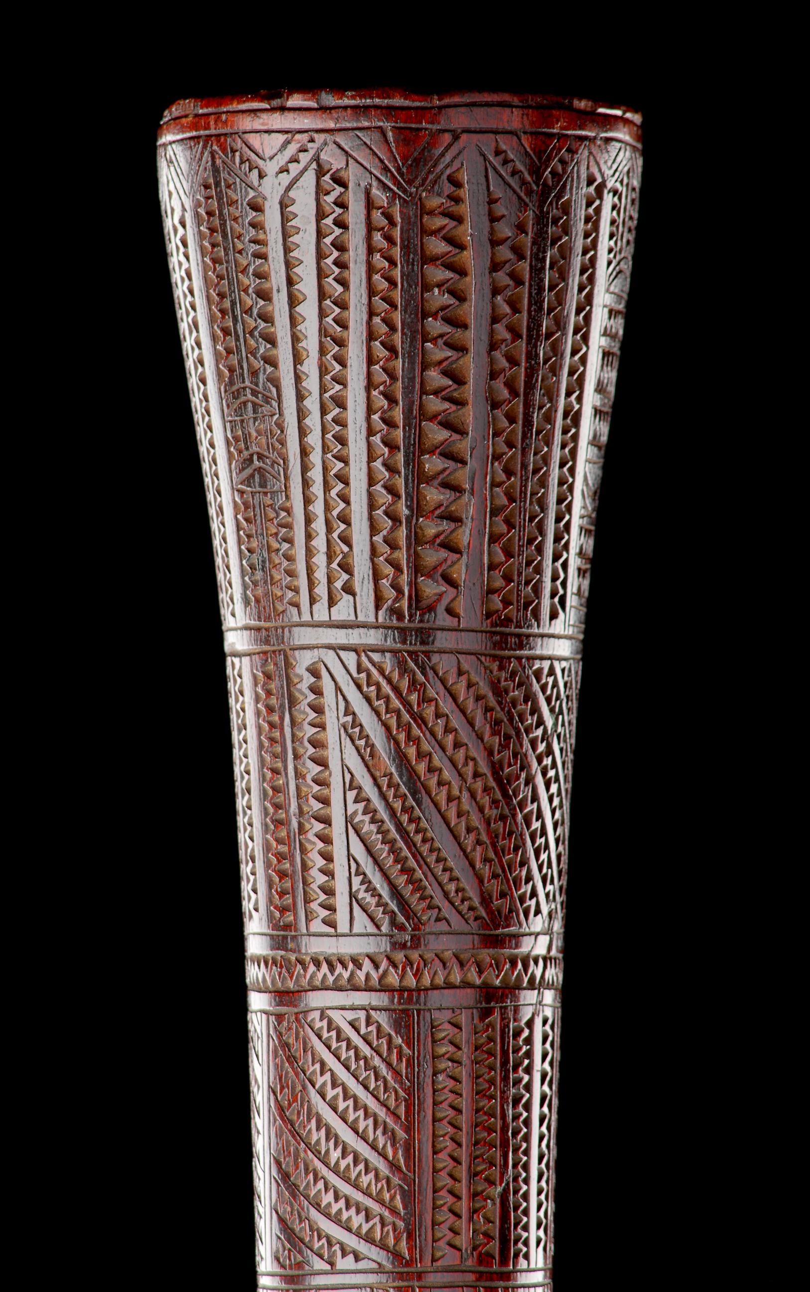An Unusual Polynesian Fighting Club of Tapered ‘Pole’ Form For Sale 1