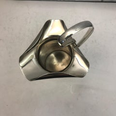 Unusual Silver Water Jug Made in Birmingham, 1909