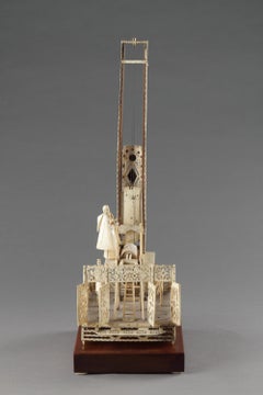 An Unusually Large Napoleonic Prisoner of War Carved Bone