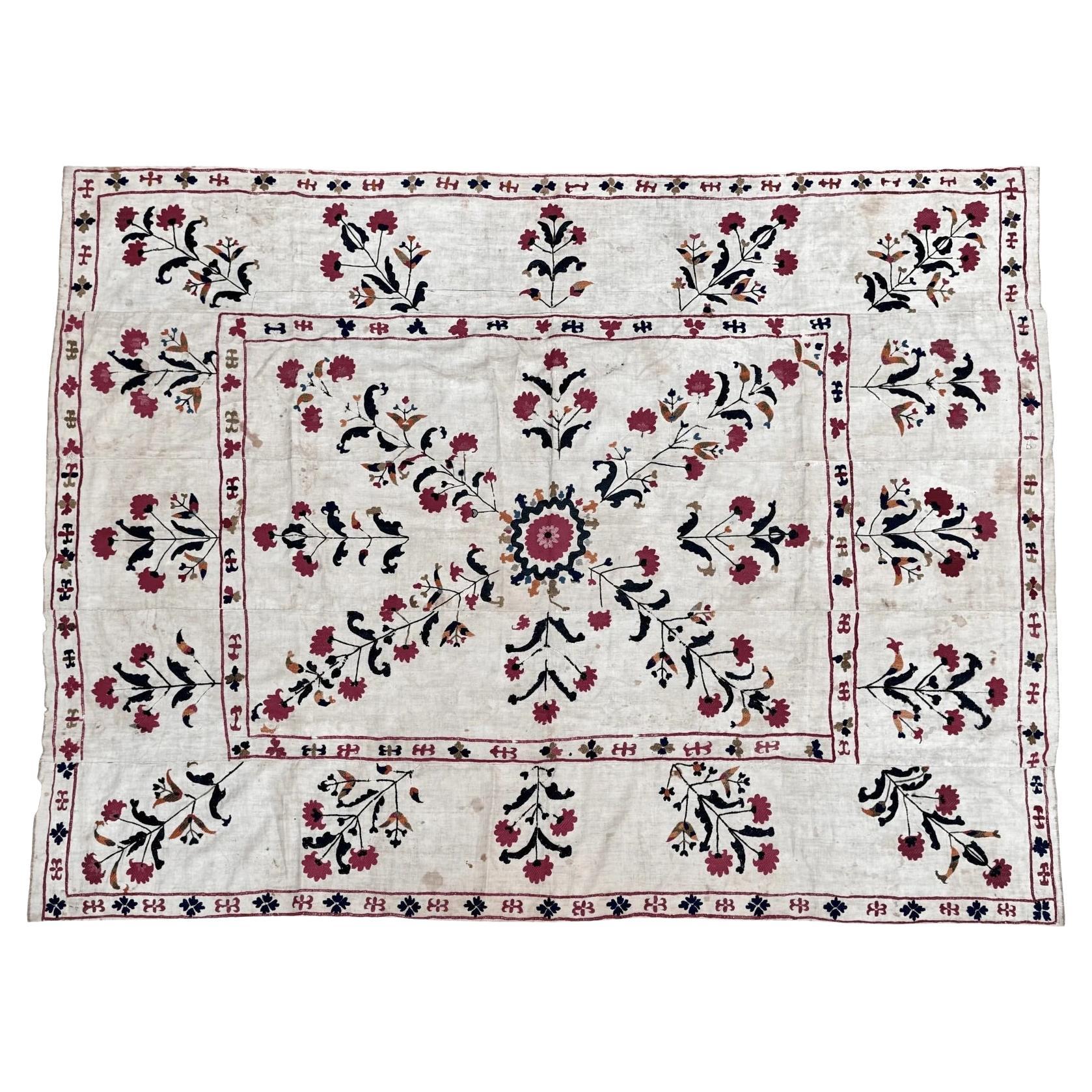 An Uzbek Suzani, Nurata Region, c. 1850 en vente