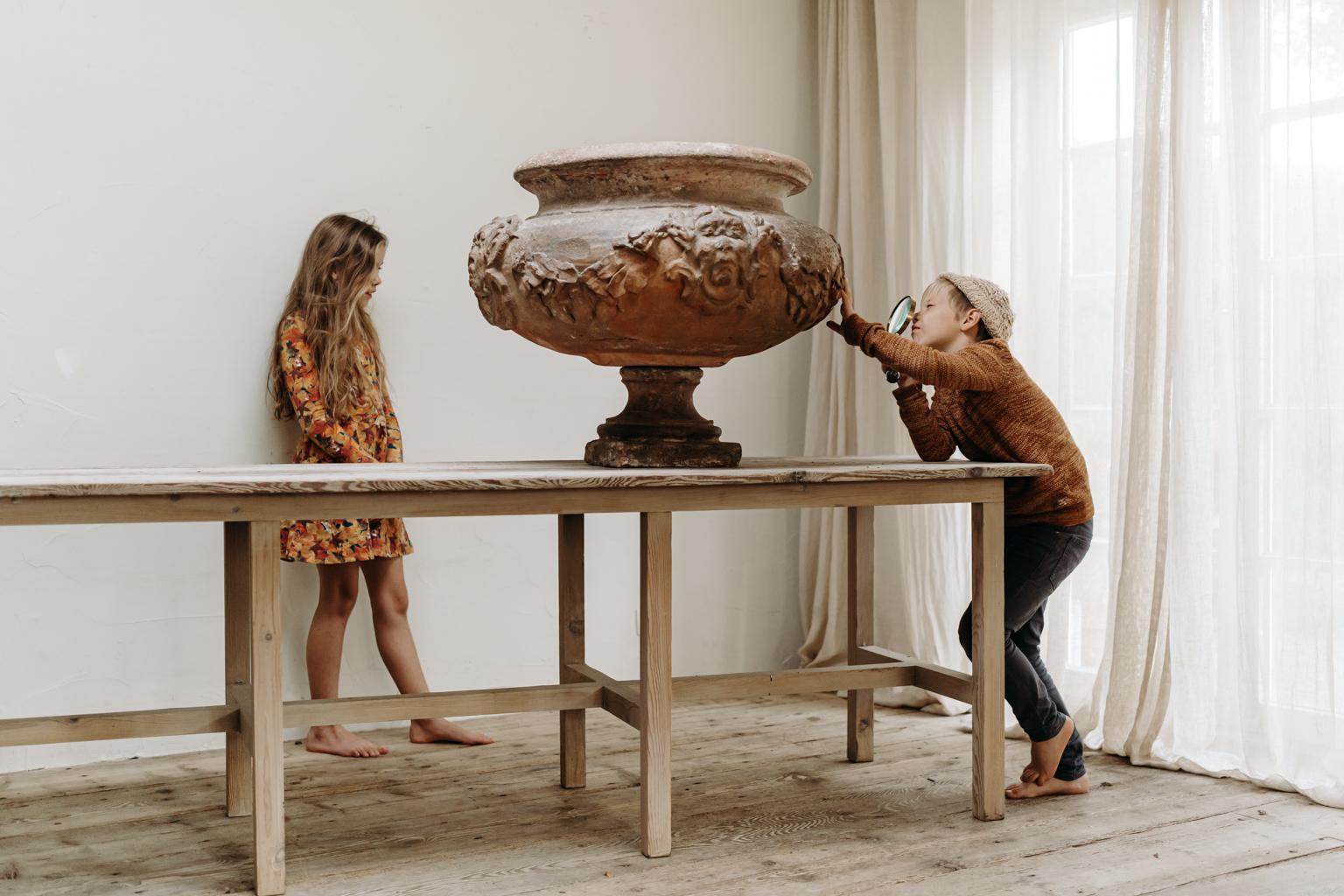 XL Jardinière in terracotta del XVII secolo in vendita 12