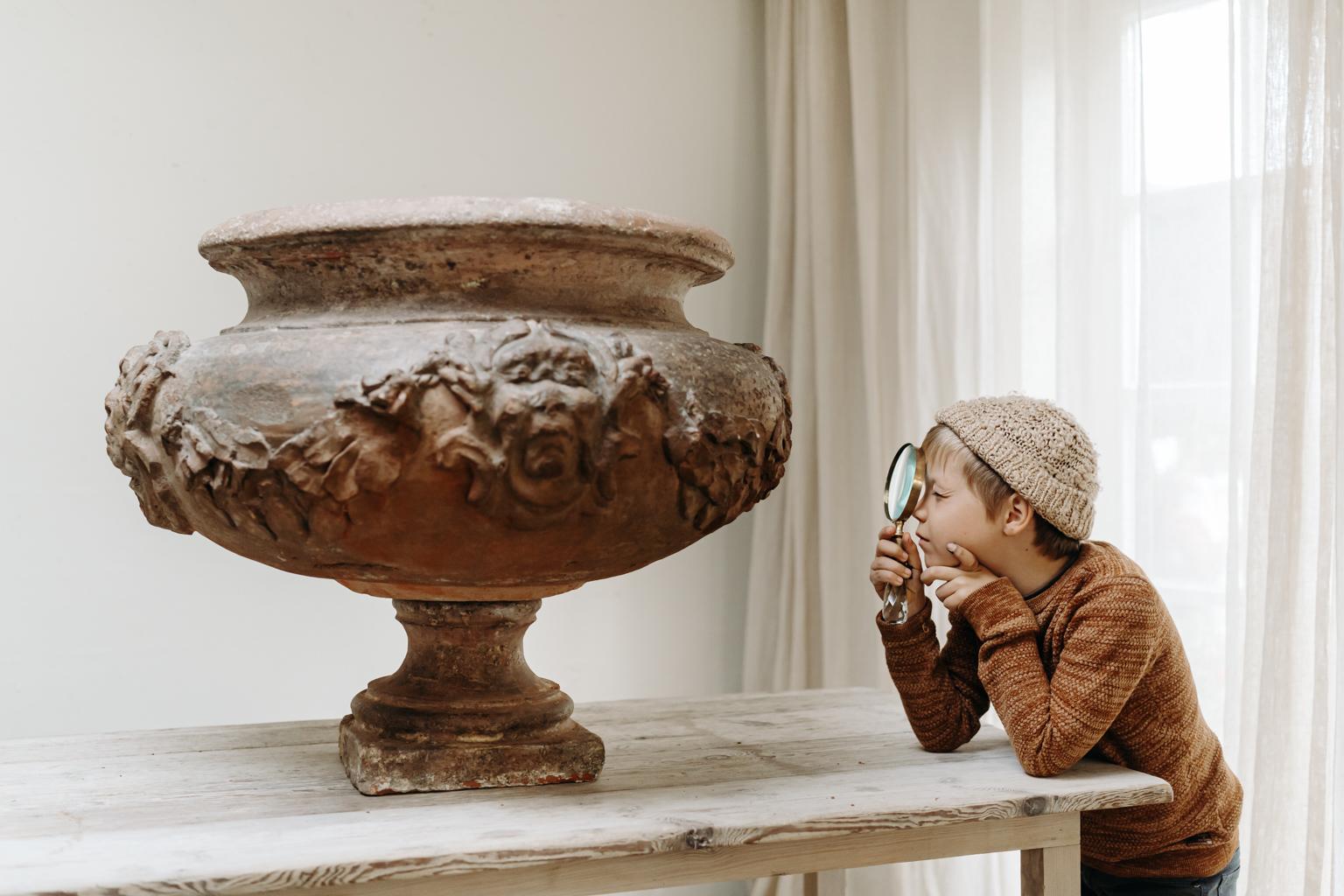 XL Jardinière in terracotta del XVII secolo in vendita 1