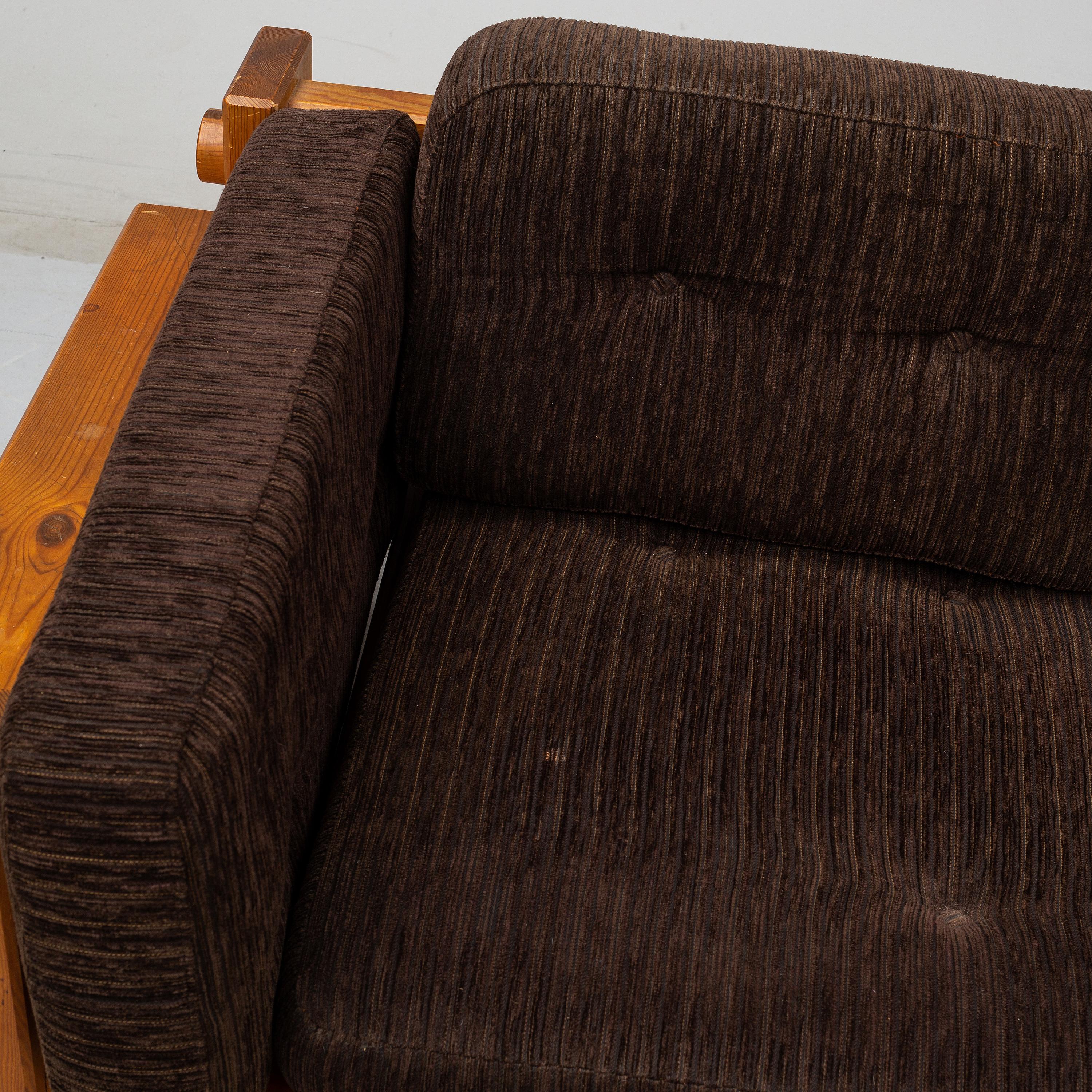 Yngve Ekström 'Dymling' Sofa, Produced by Swedese, Sweden, 1970s 1