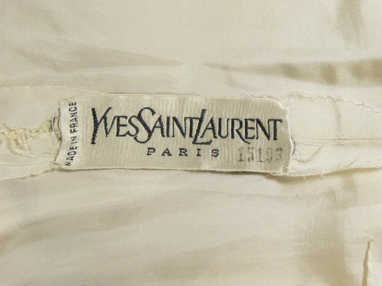 Beige An Yves Saint Laurent Cocktail Dress Numbered 15193 - 1965 Collection