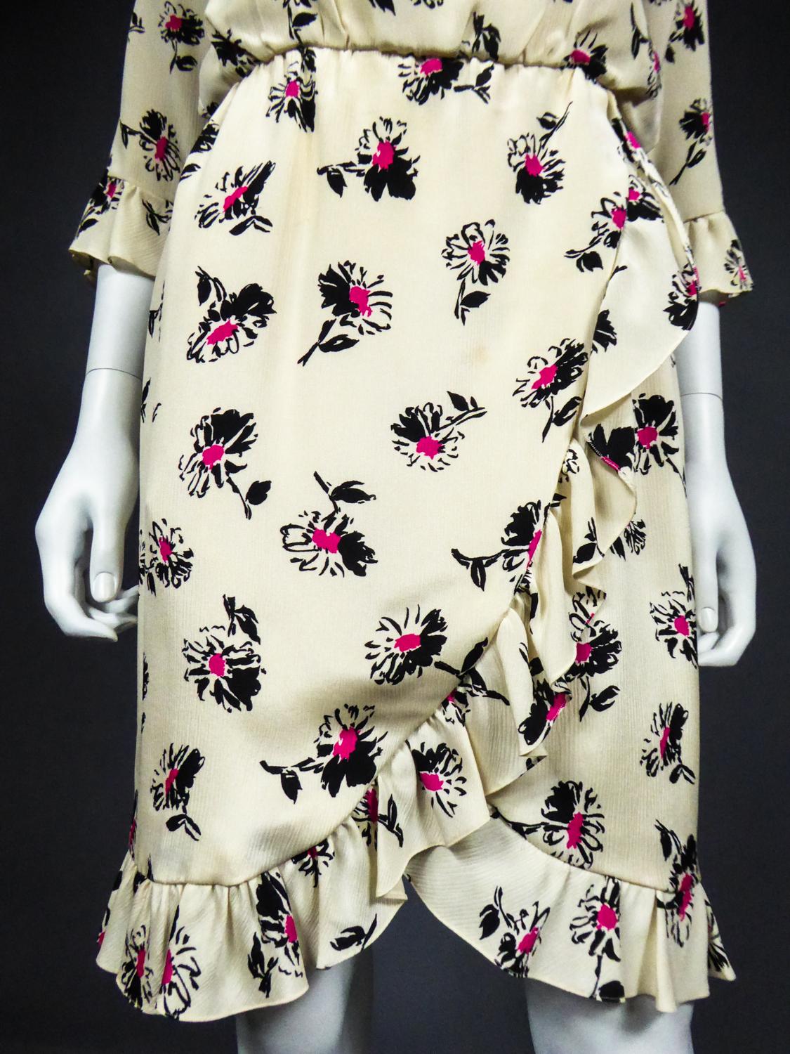 An Yves Saint Laurent Haute Couture Summer Dress Numbered 61685 - 1987 Fall 1