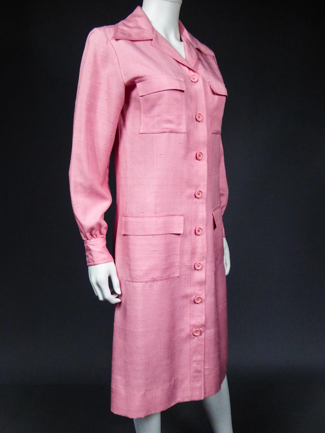 An Yves Saint Laurent Rive Gauche Blouse Saharian Style Dress Circa 1980 7