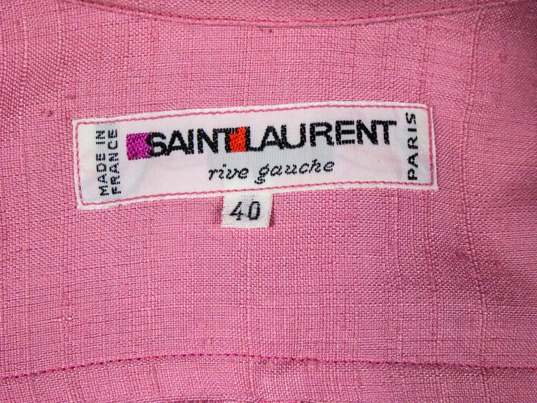 An Yves Saint Laurent Rive Gauche Blouse Saharian Style Dress Circa 1980 at  1stDibs