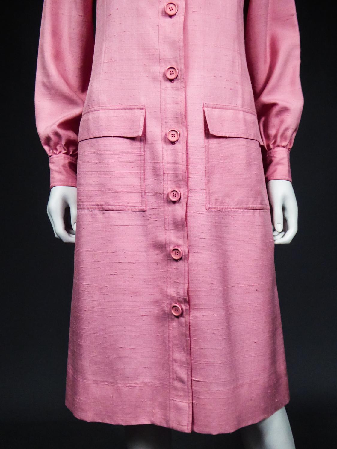 An Yves Saint Laurent Rive Gauche Blouse Saharian Style Dress Circa 1980 1
