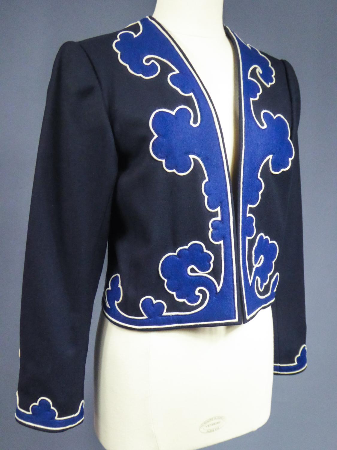 Circa 1979/1980
France

Yves Saint Laurent Rive Gauche bolero jacket from the famous collection 