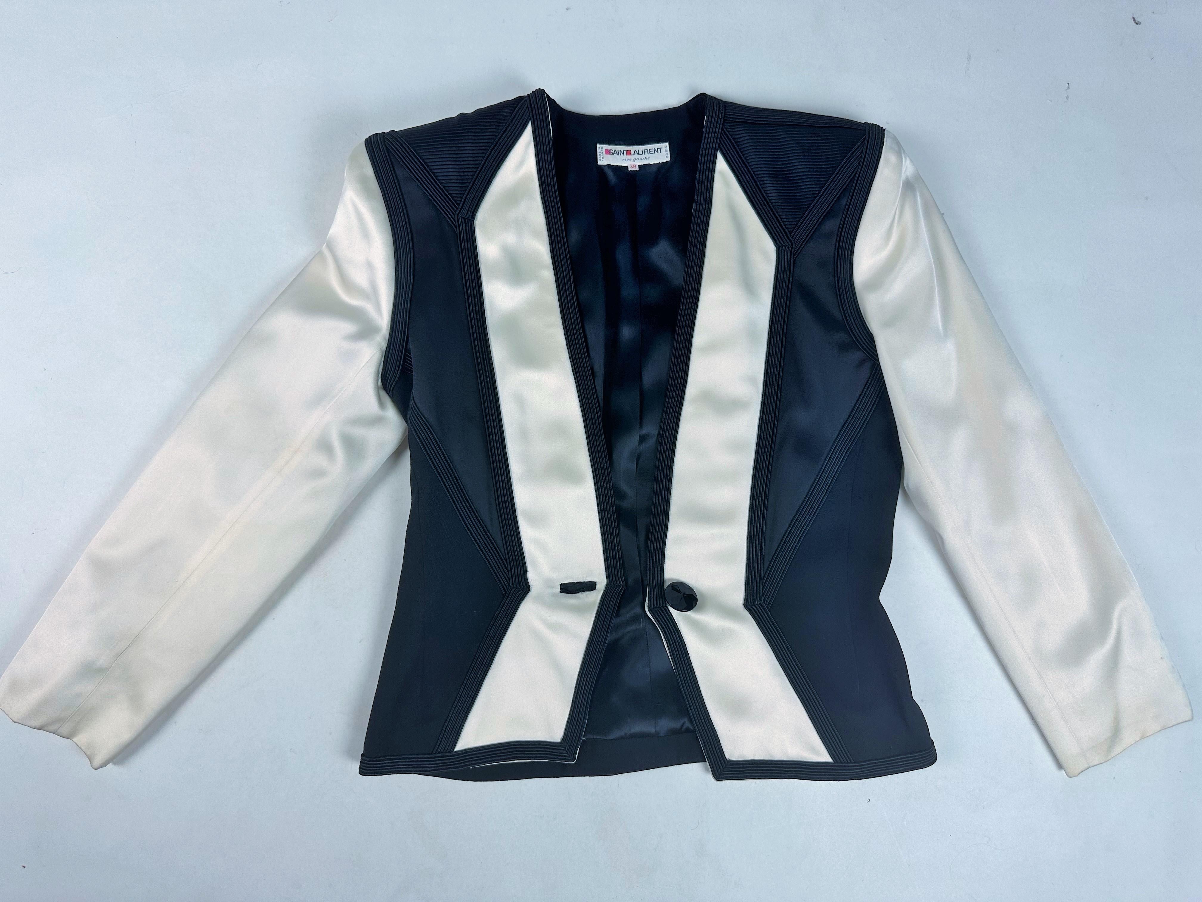 Ein Yves Saint Laurent Rive Gauche-Jacke, inspiriert von Picasso, um 1989 im Angebot 11
