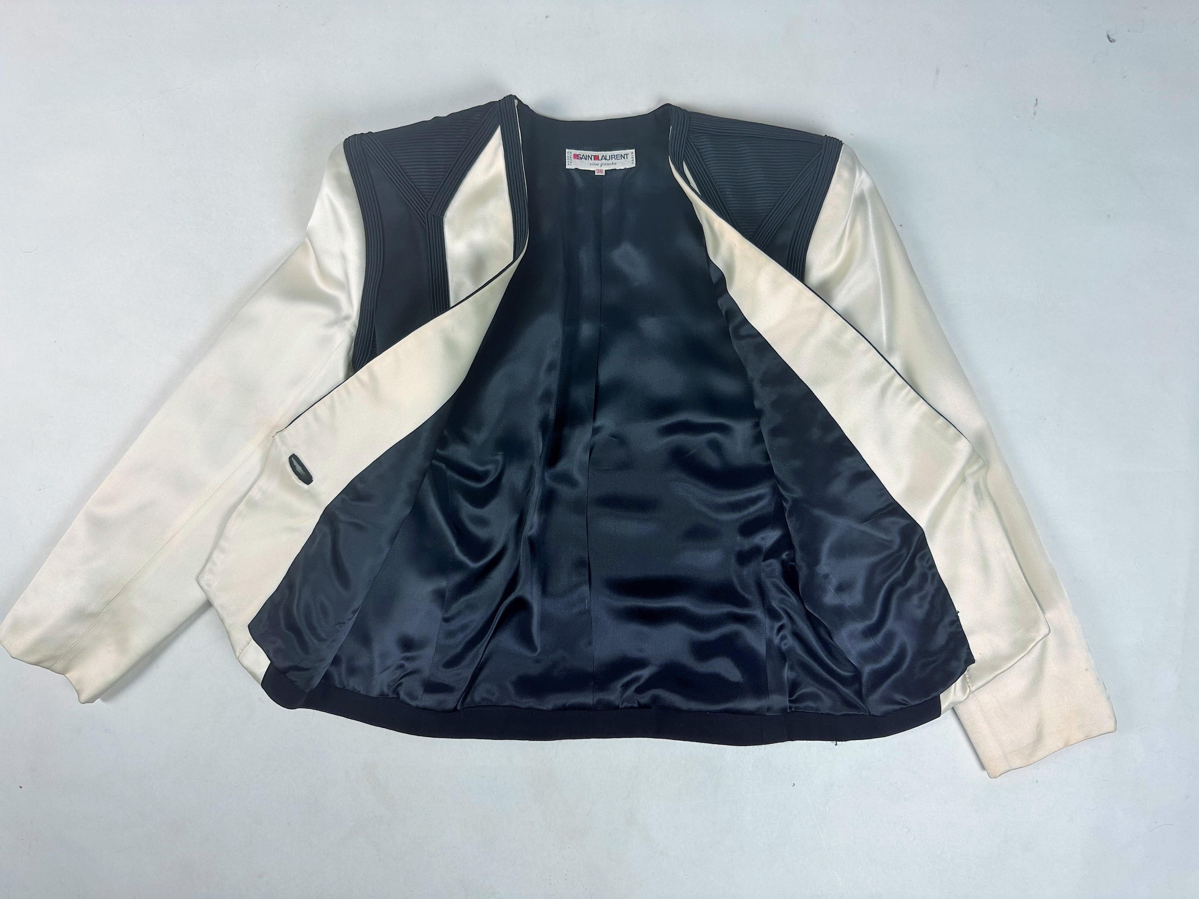 Ein Yves Saint Laurent Rive Gauche-Jacke, inspiriert von Picasso, um 1989 im Angebot 12