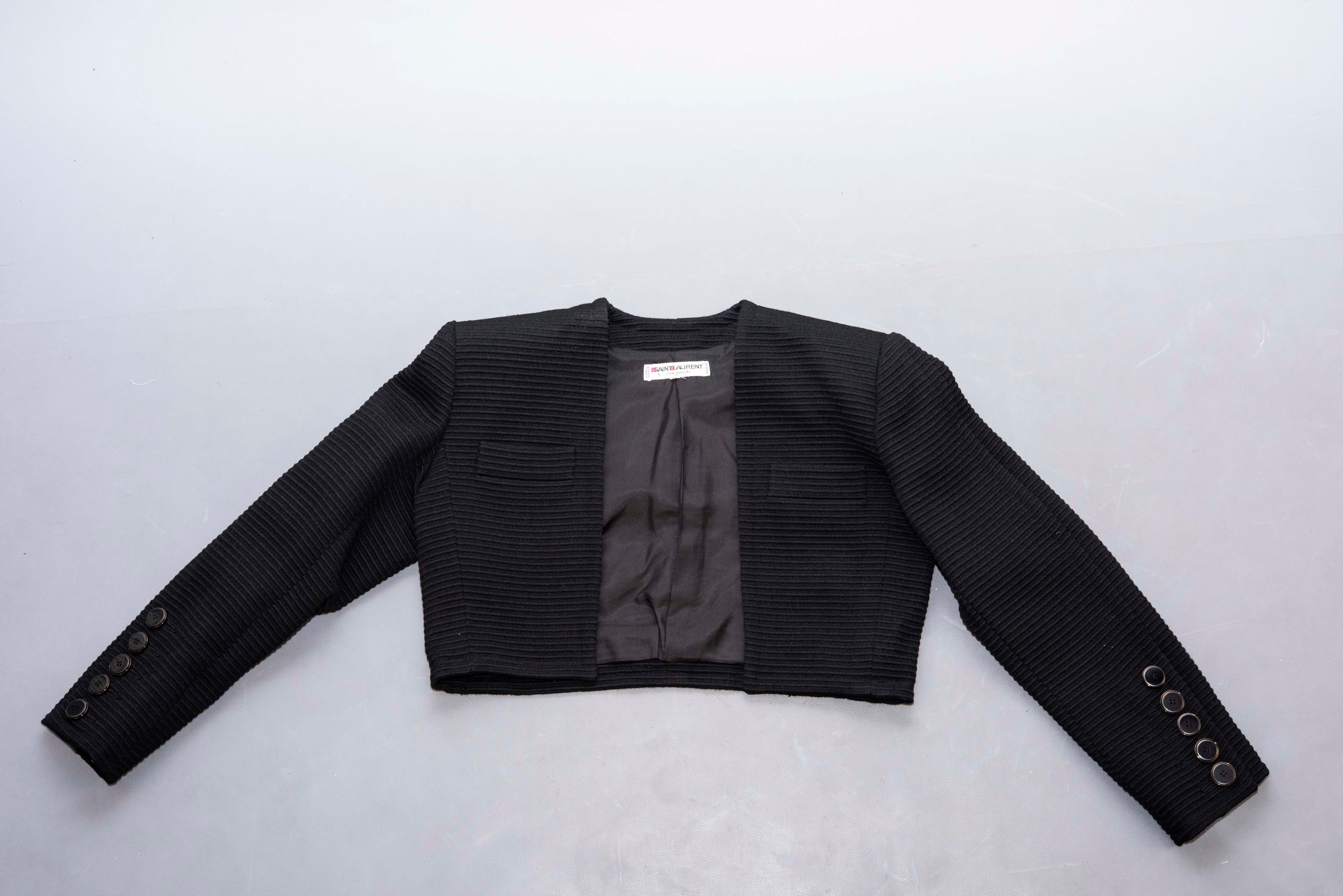 Un traje de falda Yves Saint Laurent Rive Gauche Circa 1988/1992 en venta 5