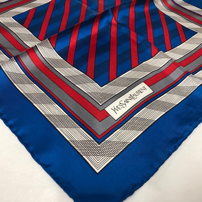 Foulard Yves Saint Laurent vintage