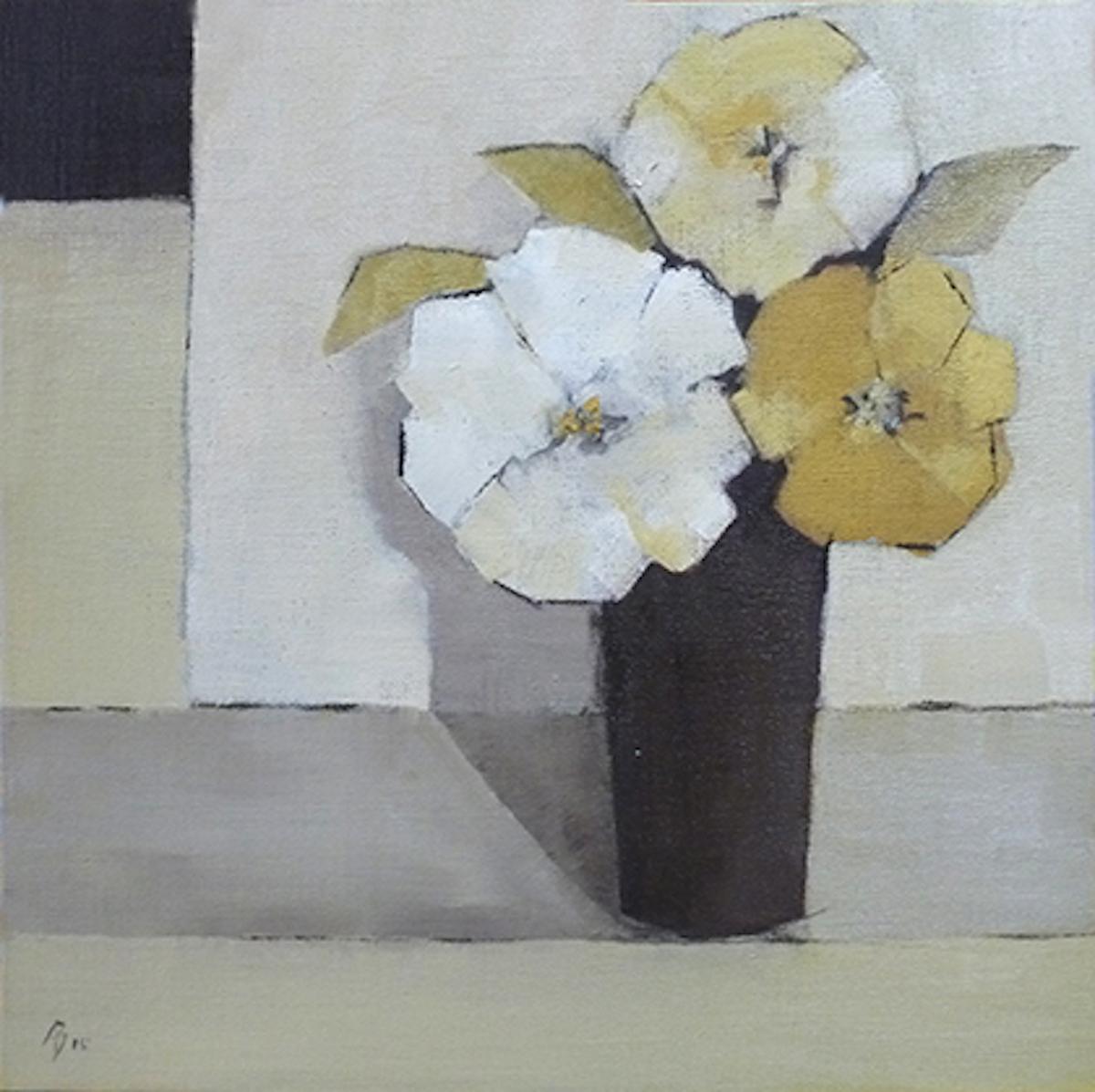 Ana Bianchi Still-Life Painting - Brown Vase