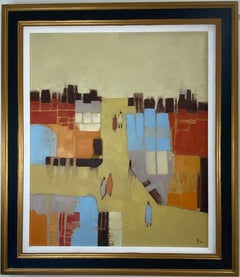 Walking Home VII, Original Painting, Contemporary Abstract art, Landscape