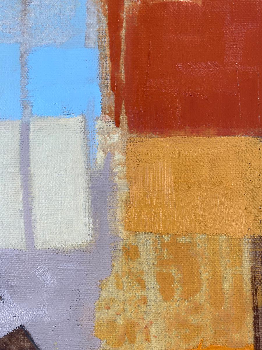 Walking Home VII, peinture originale, art abstrait contemporain, paysage en vente 4