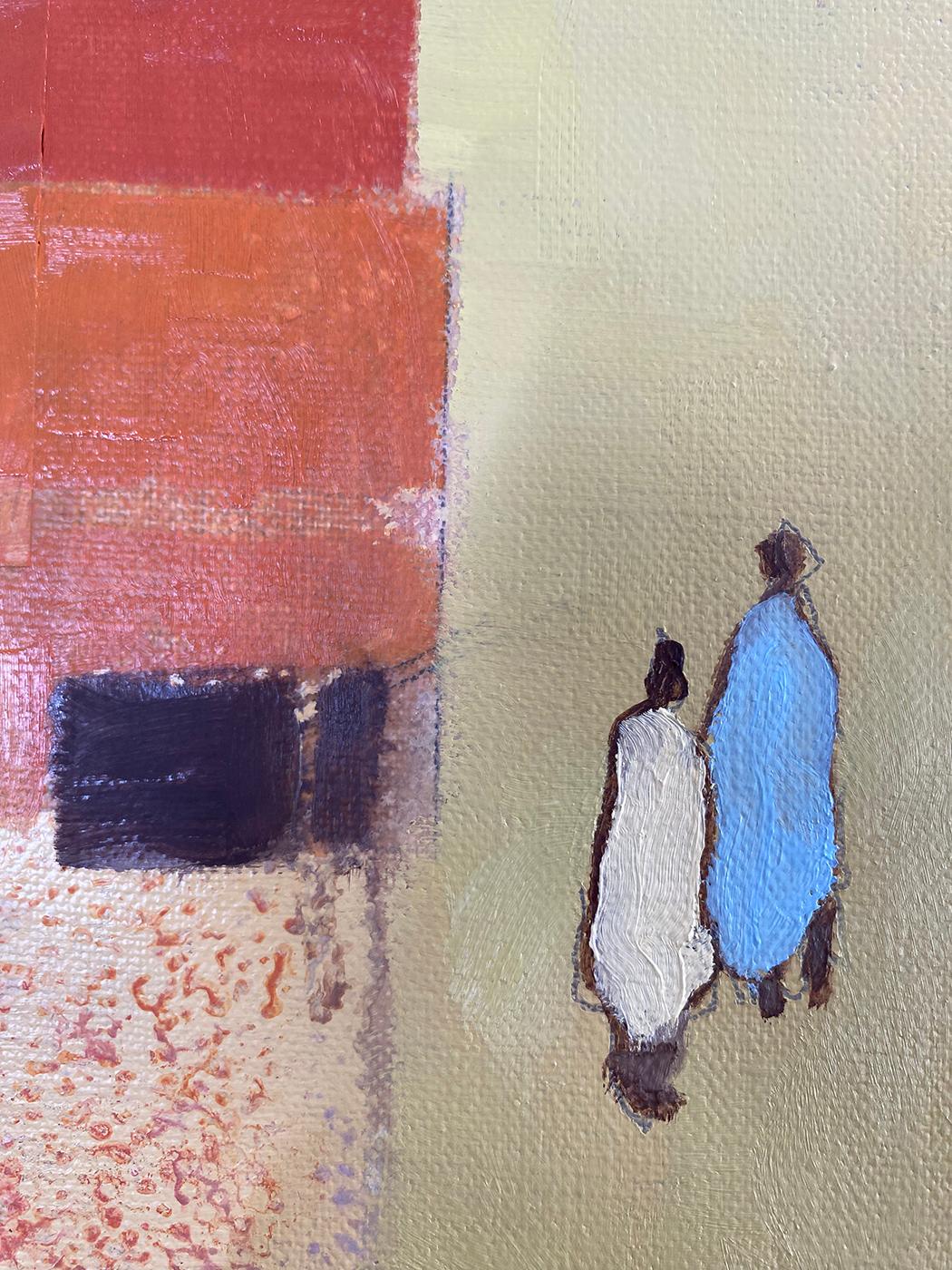 Walking Home VIII, Original Painting, Contemporary Abstract art, Landscape For Sale 5