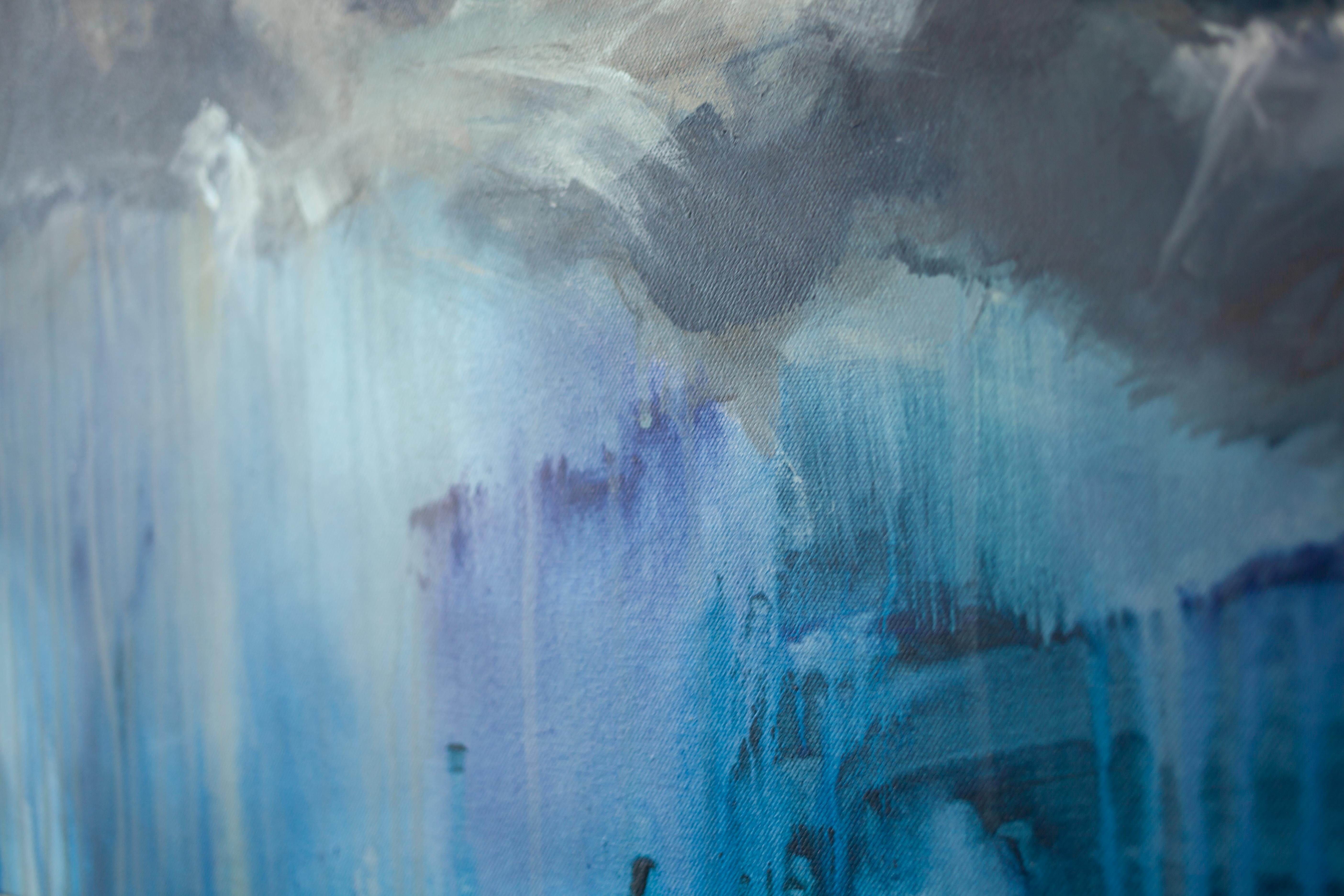 Rinnovo - Abstract Painting Grigio di Ana Carolina Mönnaco