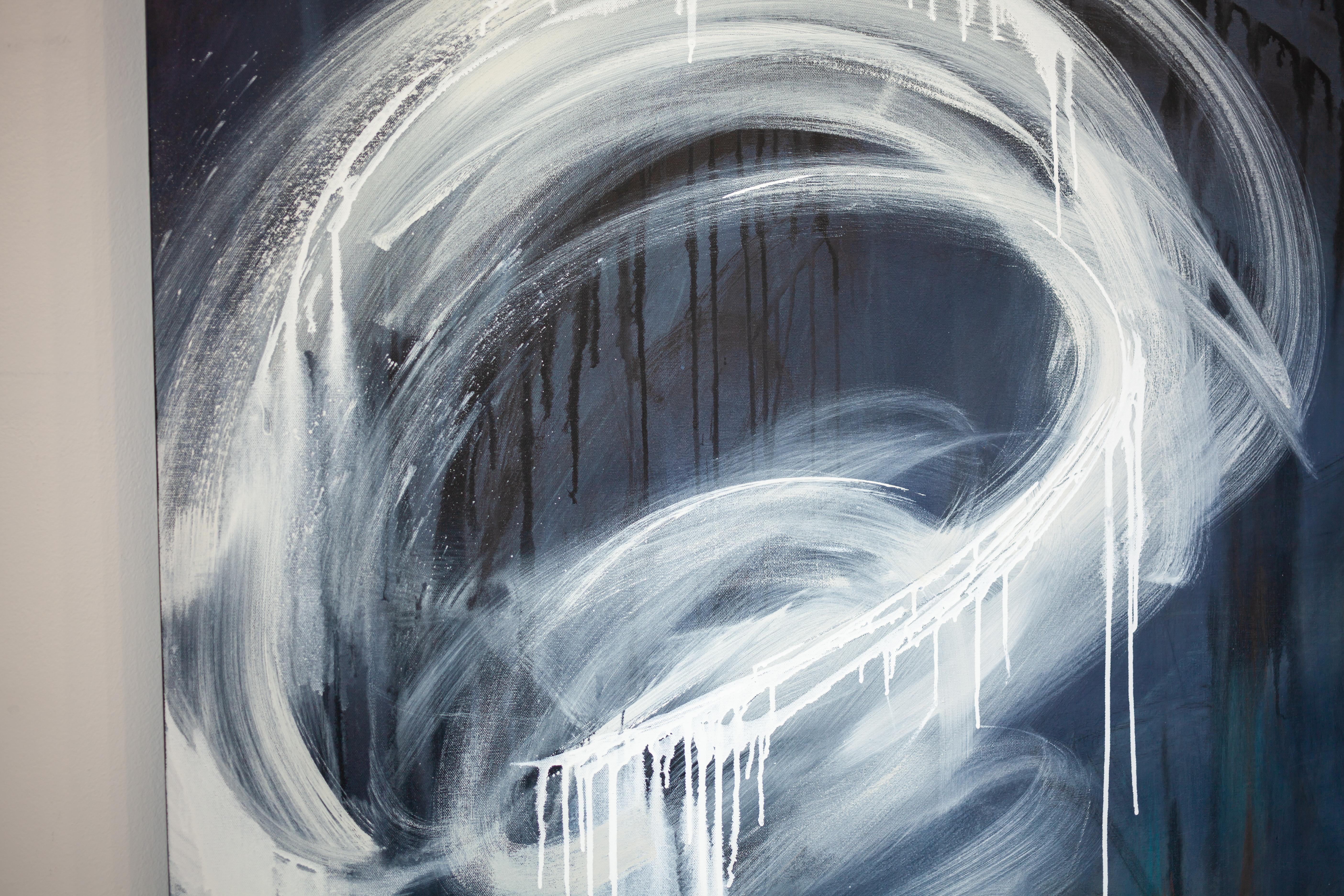 Stürmisches Wetter IV – Painting von Ana Carolina Mönnaco