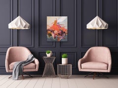 "Matter" Contemporary Abstract Oil Painting, Painting, Oil on Canvas