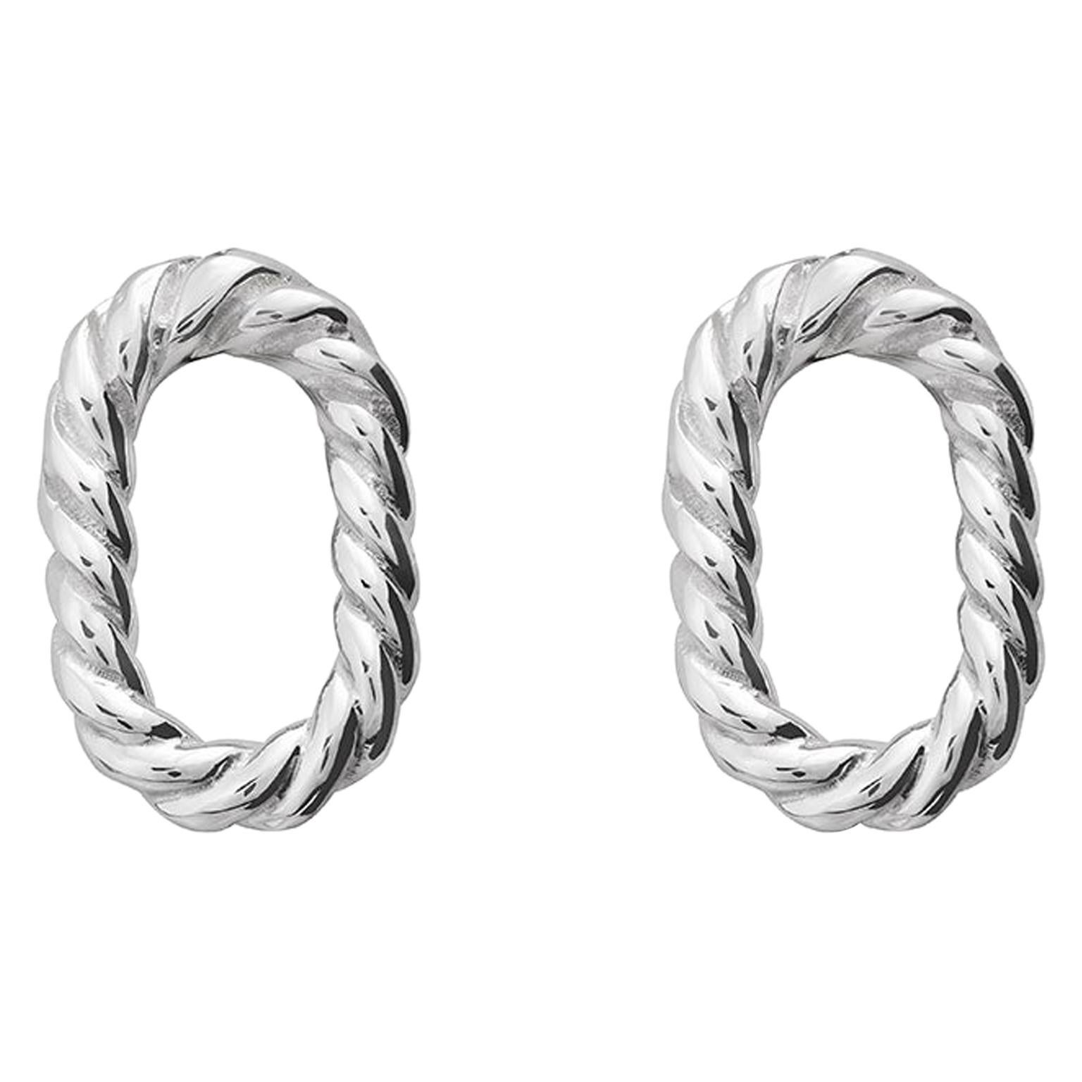 Silver Ana Earrings  For Sale