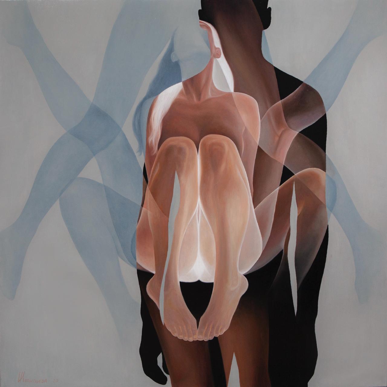 Ich fühle dich – Painting von Ana Gesper