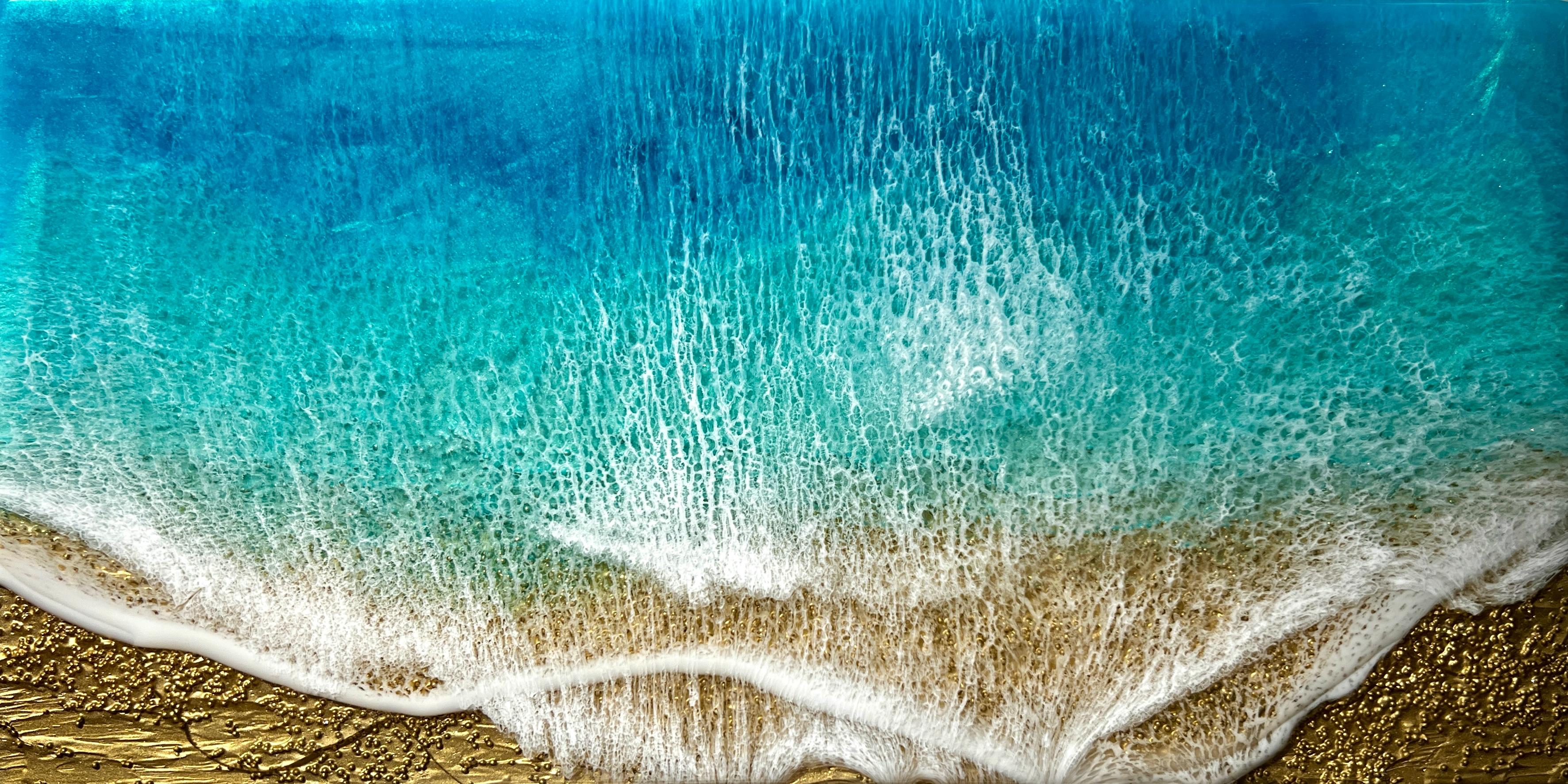 "Un momento nel tempo" (2024) di Ana Hefco, paesaggio originale a tecnica mista