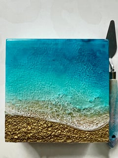 "My Secret Wish" (2024) di Ana Hefco, paesaggio originale a tecnica mista