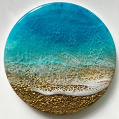 „Smooth Touch“ (2024) von Ana Hefco, Original Mixed-Media-Landschaft