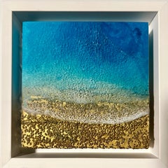 "L'oceano guarisce" (2024) di Ana Hefco, paesaggio originale a tecnica mista