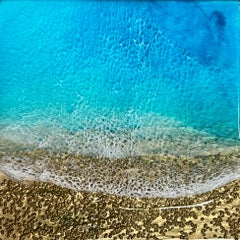 "L'oceano guarisce" (2024) di Ana Hefco, paesaggio originale a tecnica mista