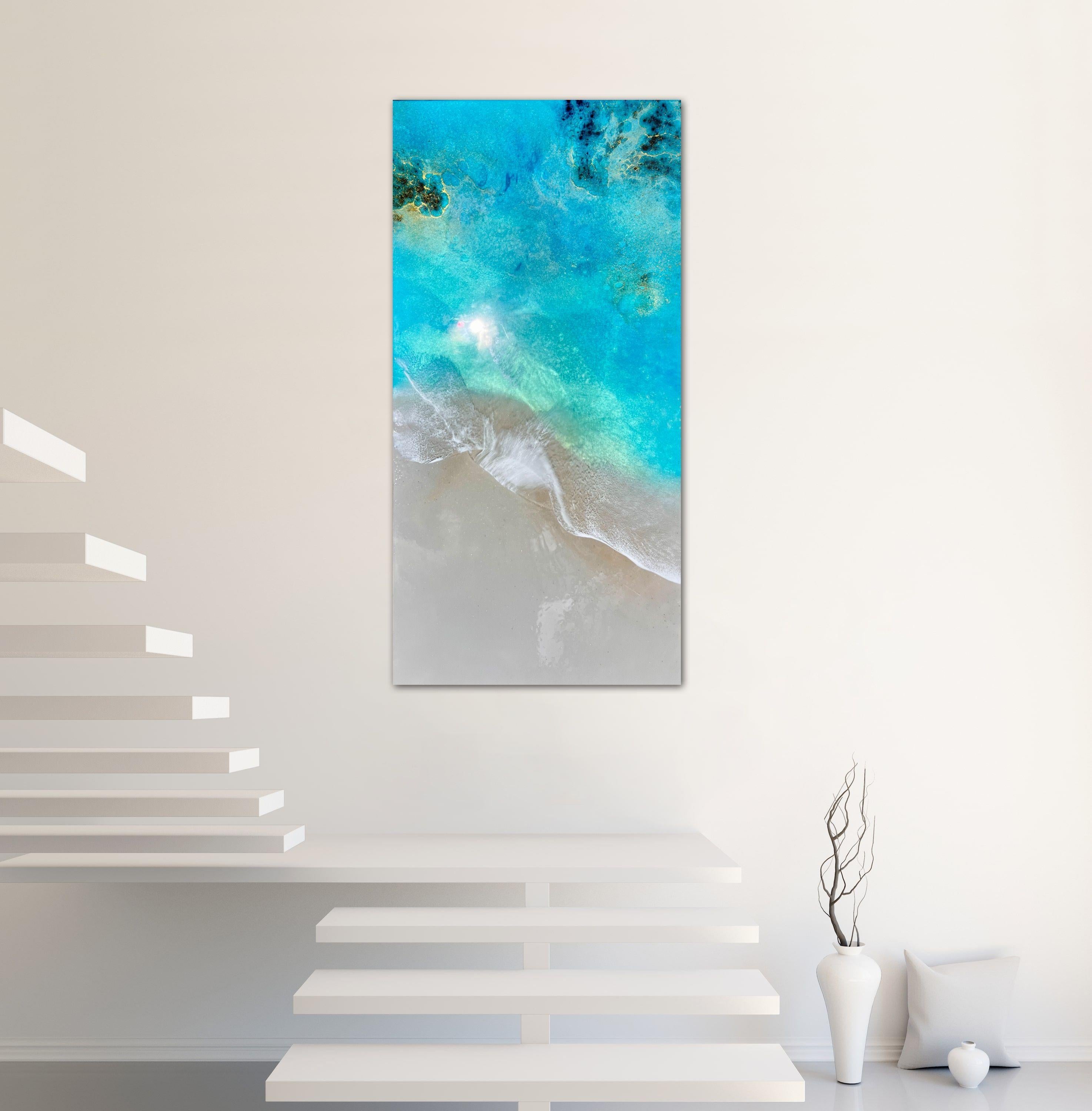 A drop in the ocean, Painting, Acrylic on Canvas For Sale 1
