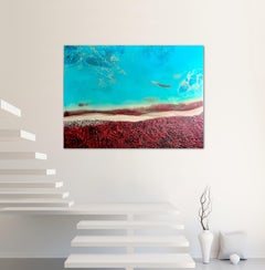 Aerial Australia #2, Painting, Acrylic on Canvas