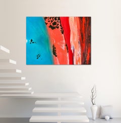 "Aerial Australia - Kimberley Broome, Painting, Acrylic on Canvas