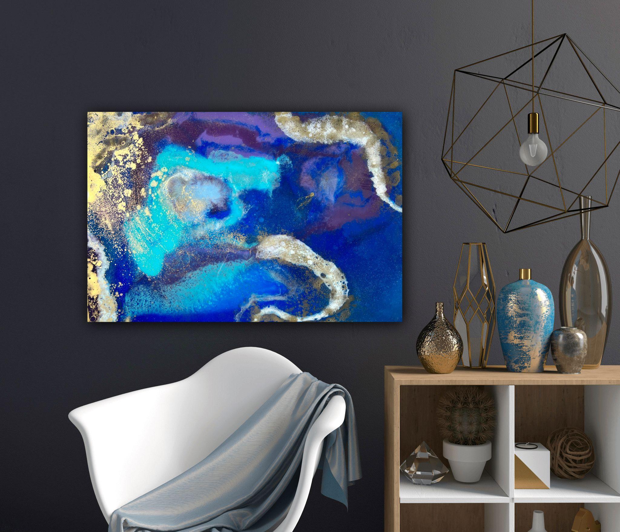 Oltre, Pittura, Acrilico su pannello MDF - Painting di Ana Hefco