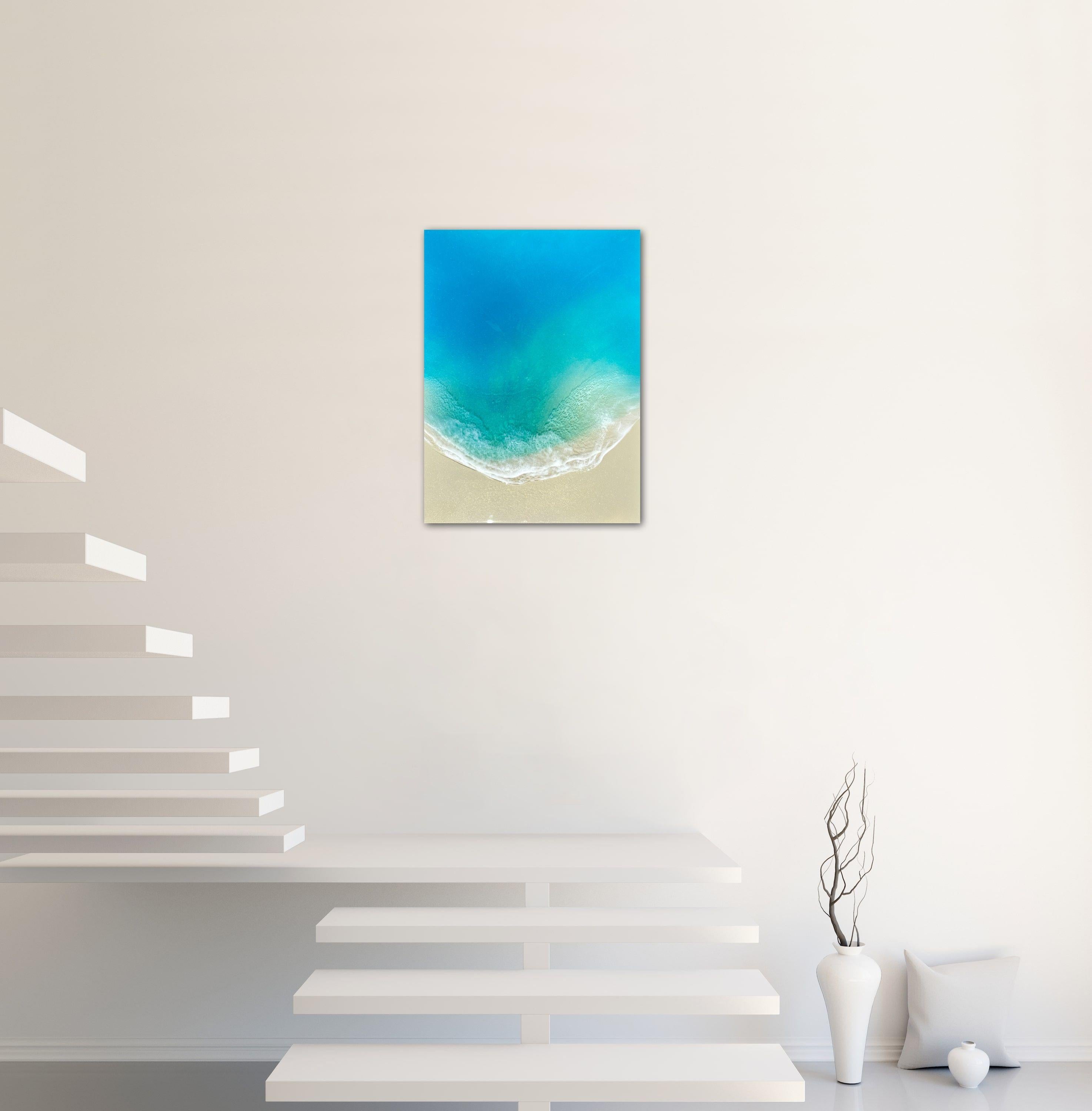 Calming ocean, Painting, Acrylic on Canvas For Sale 1