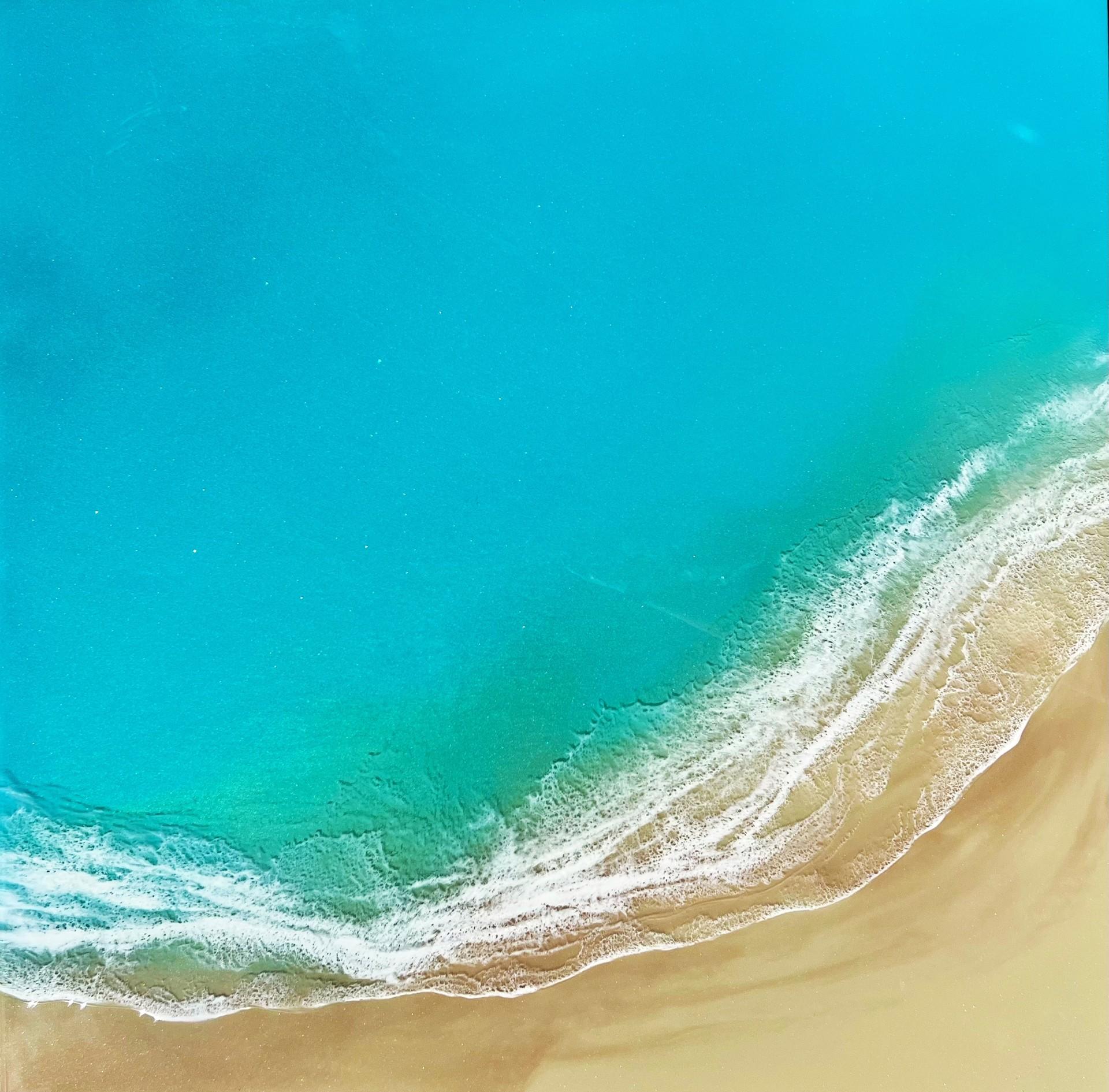 Landscape Painting di Ana Hefco - Oceano luminoso