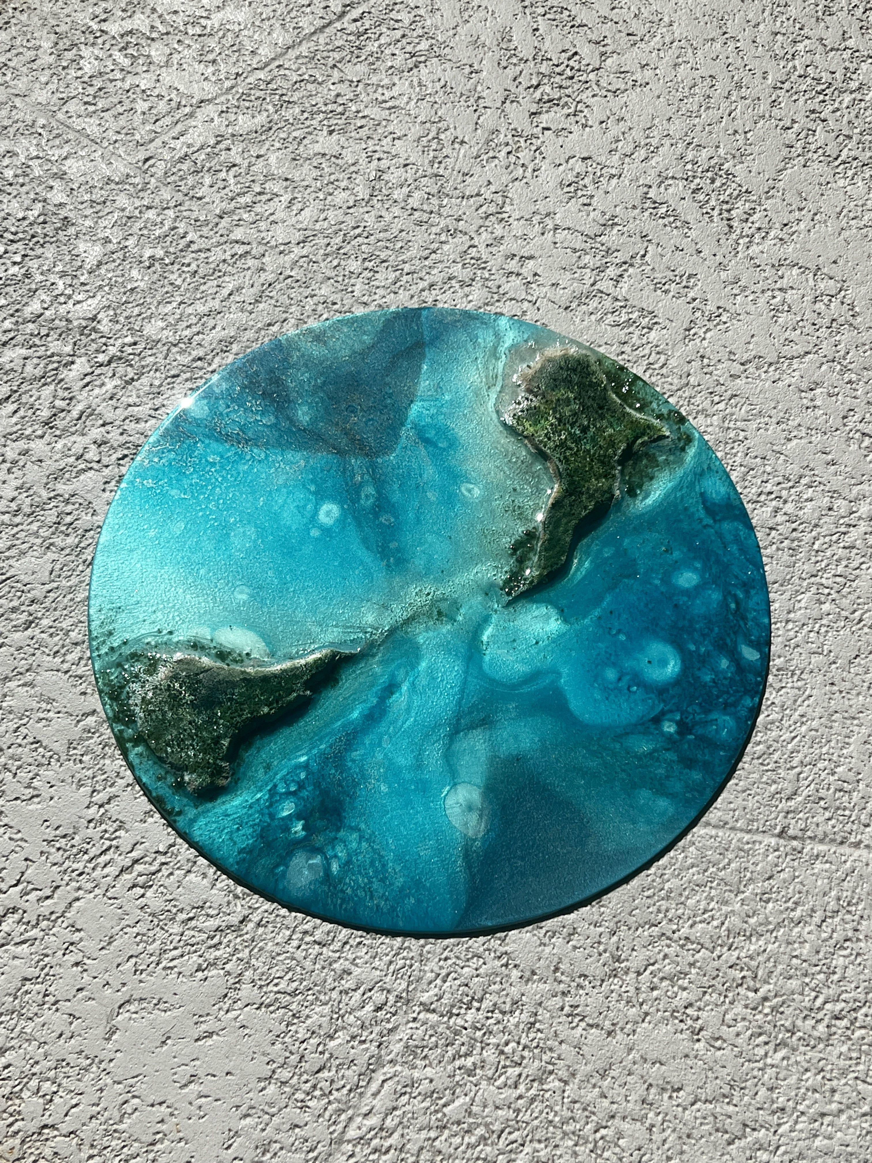 Fly Away With Me, Painting, Acrylic on Metal For Sale 4