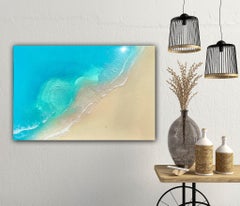 Aquarelles océaniques claires, peinture, acrylique sur toile