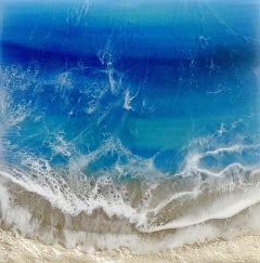 "Ocean Waves #07" Mixed Media Painting