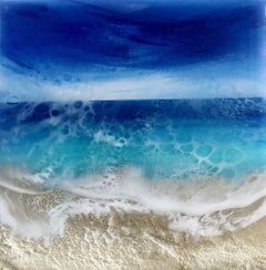 "Ocean Waves #11" Mixed Media Painting