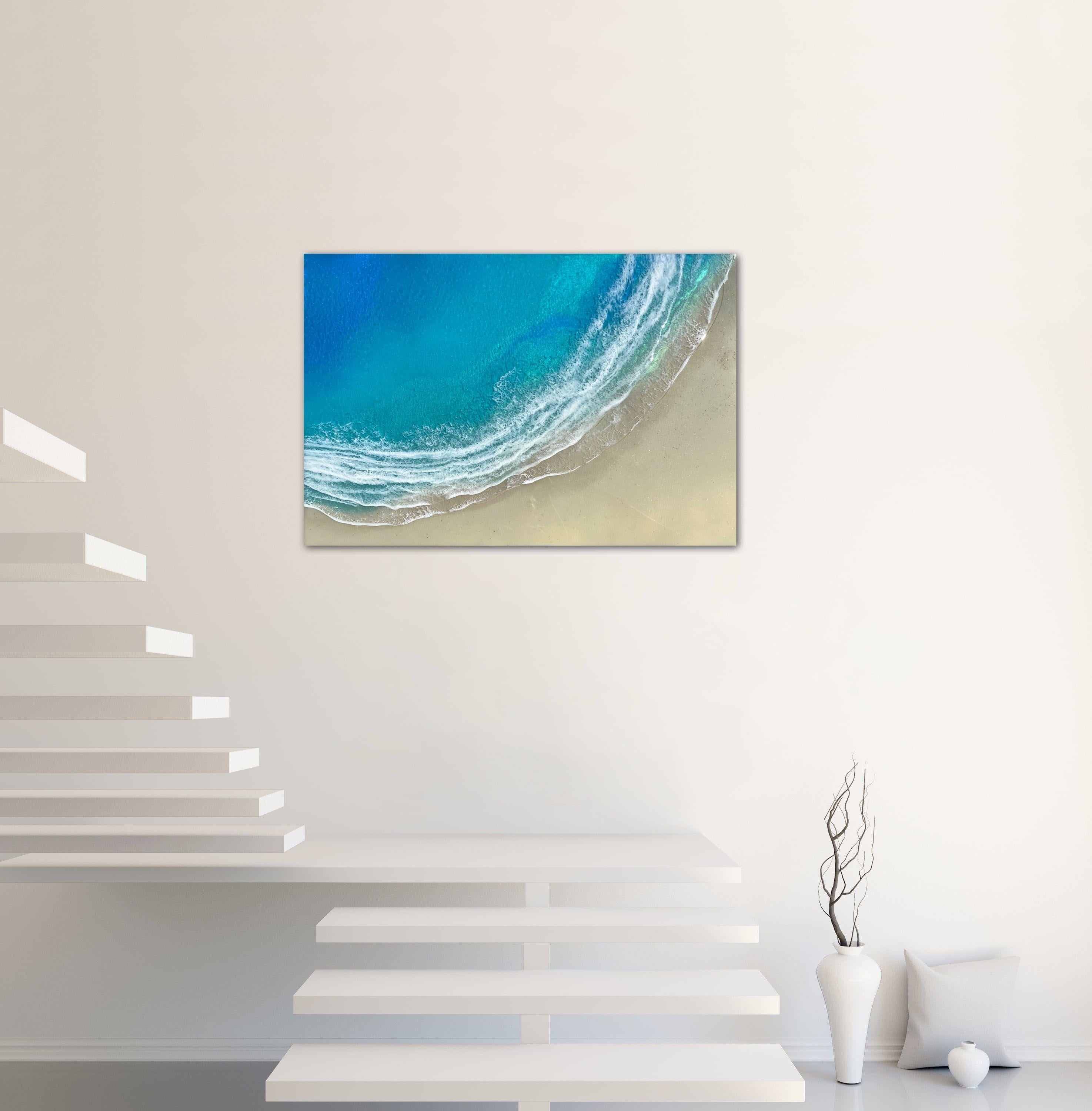 Our white sand beach, Painting, Acrylic on Canvas For Sale 2