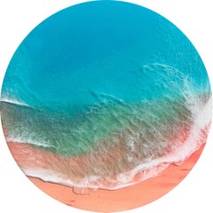 Pink sand beach - Bahamas, Painting, Acrylic on Canvas