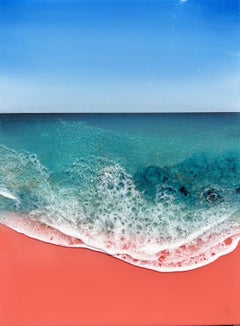 Pink Sand Beach - Elafonisi Beach Greece #2, Painting, Acrylic on Canvas