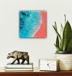 Pink Sand Beach - Elafonisi Beach Greece #8, Painting, Acrylic on Canvas