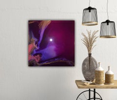 Sogno viola, Pittura, Acrilico su pannello MDF