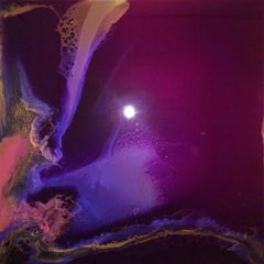 Purple dream, Painting, Acrylic on MDF Panel