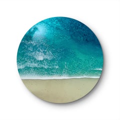 Round Ocean #104, Painting, Acrylic on Wood Panel